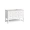 James Martin Vanities Breckenridge 48in Single Vanity, Bright White w/ 3 CM Eternal Jasmine Pearl Top 330-V48-BW-3EJP - alternate 4